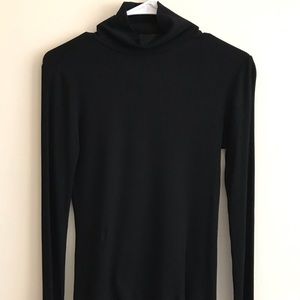 Black long sleeve turtle neck